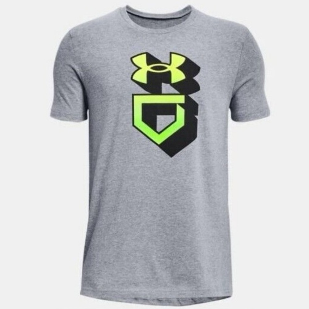 Boys Under Armour Baseball Gradient Icon Boys Short Sleeve T-Shirt Youth XL |NWT
